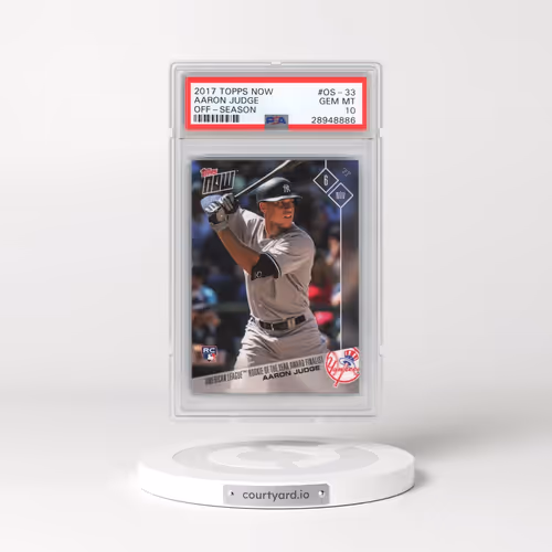 2017 Topps Now Off-Season #OS-33 Aaron Judge (PSA 10 GEM MINT)