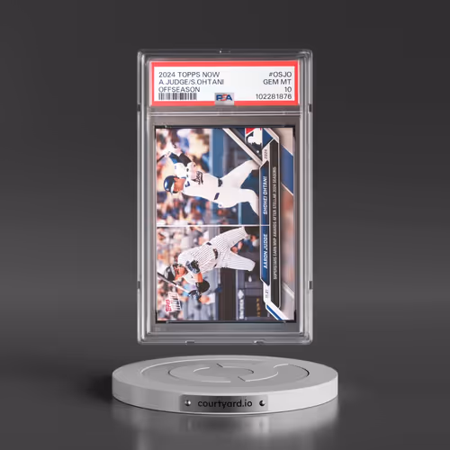2024 Topps Now Offseason #OSJO Aaron Judge/Shohei Ohtani (PSA 10 GEM MINT)