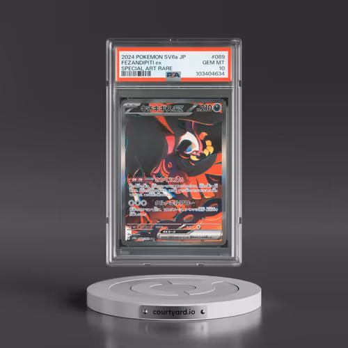 2024 Pokémon Sv6a-Night Wanderer #089 Fezandipiti EX - Holo Special Art Rare (PSA 10 GEM MINT)