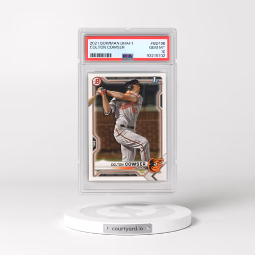 2021 Bowman Draft #BD166 Colton Cowser (PSA 10 GEM MINT)