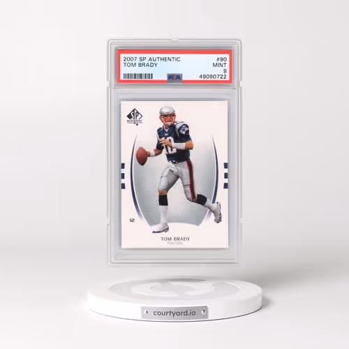 2007 SP Authentic #90 Tom Brady (PSA 9 MINT)
