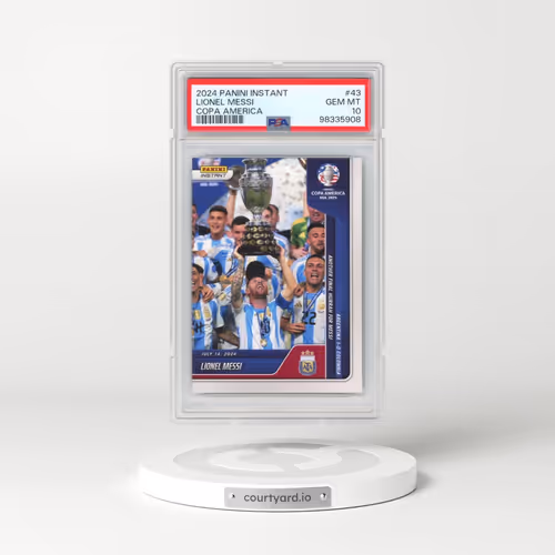 2024 Panini Instant Conmebol Copa America 2024 #43 Lionel Messi (PSA 10 GEM MINT)