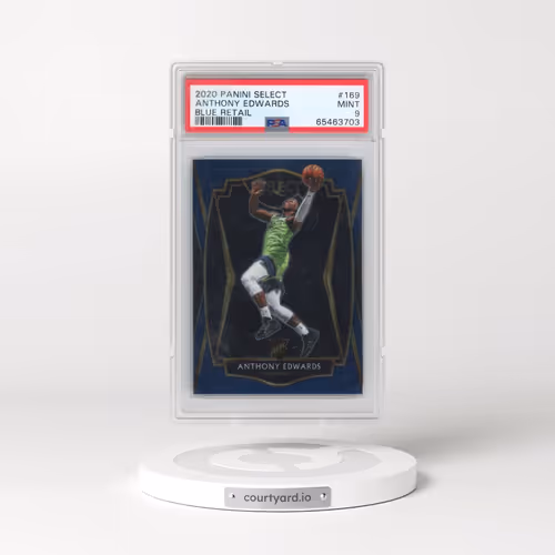 2020 Panini Select #169 Anthony Edwards - Blue Retail (PSA 9 MINT)