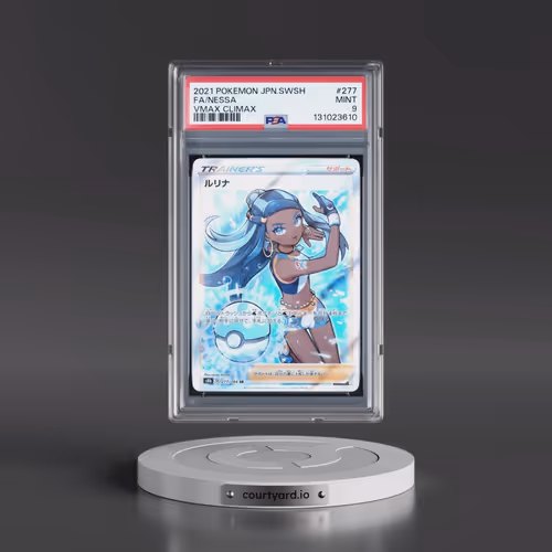 2021 Pokémon Sword & Shield Vmax Climax #277 Nessa - Full Art (PSA 9 MINT)