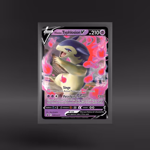 SWSH Black Star Promos Hisuian Typhlosion V