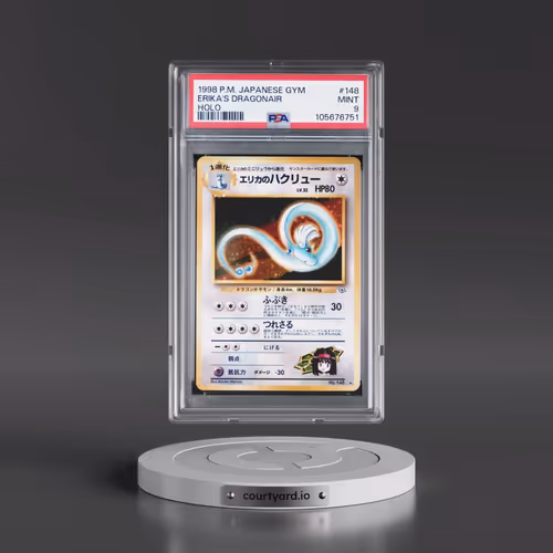 1998 Pokémon Gym #148 Erika's Dragonair - Holo (PSA 9 MINT)