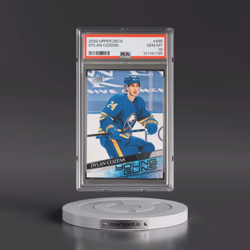 2020 Upper Deck #495 Dylan Cozens (PSA 10 GEM MINT)