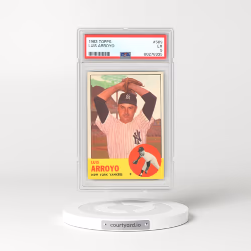 1963 Topps #569 Luis Arroyo (PSA 5 EX)