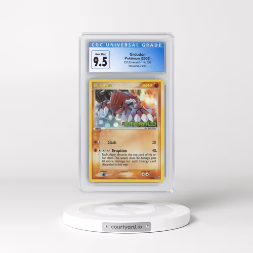 2005 EX Emerald #14/106 Groudon - Reverse Holo (CGC 10 GEM MINT)