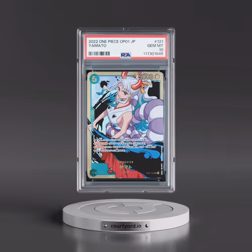 2022 One Piece Japanese OP01-Romance Dawn #121 Yamato (PSA 10 GEM MINT)