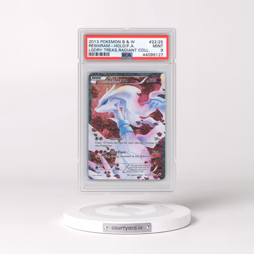 2013 Pokémon Black & White Legendary Treasures Radiant Collection #22/25 Reshiram - Full Art (PSA 9