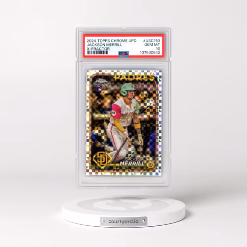 2024 Topps Chrome Update #USC153 Jackson Merrill - X-Fractor (PSA 10 GEM MINT)