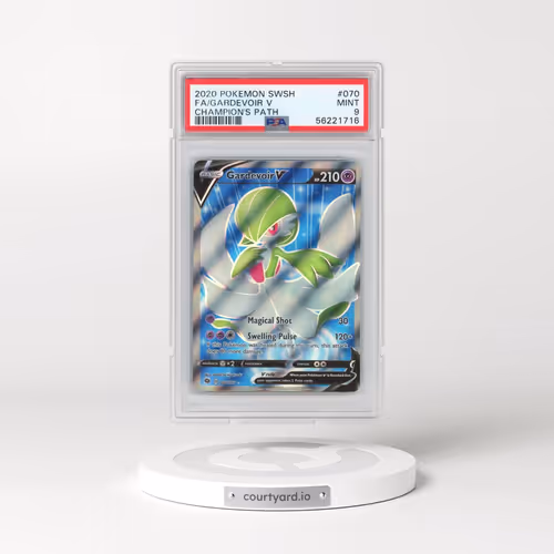 2020 Pokémon Sword & Shield Champion's Path #070 Gardevoir V - Holo Full Art (PSA 9 MINT)