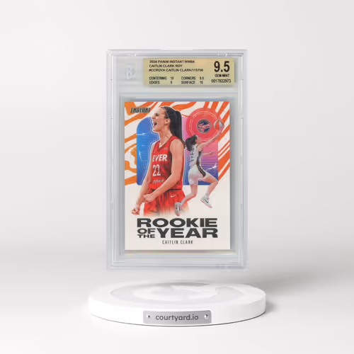 2024 Panini Instant WNBA Rookie of the Year #A Caitlin Clark (BGS 9.5 GEM MINT)