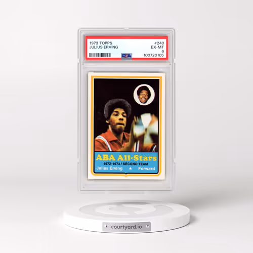 1973 Topps #240 Julius Erving (PSA 6 EX-MT)