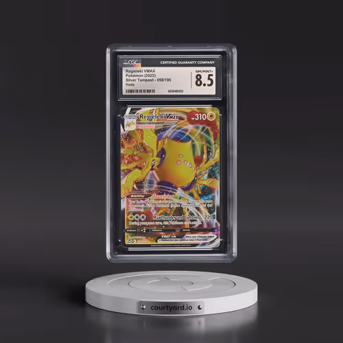 2022 Silver Tempest #058/195 Regieleki VMAX - Holo (CGC 8.5 NM-MT+)