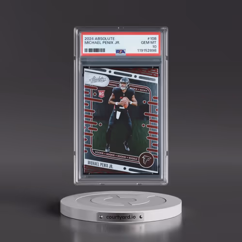 2024 Panini Absolute #108 Michael Penix Jr. (PSA 10 GEM MINT)