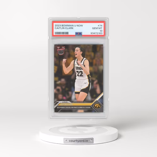 2023 Bowman U Now #74 Caitlin Clark (PSA 10 GEM MINT)