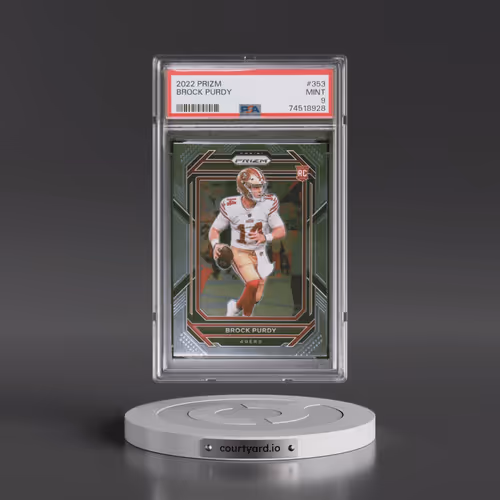 2022 Panini Prizm #353 Brock Purdy (PSA 9 MINT)