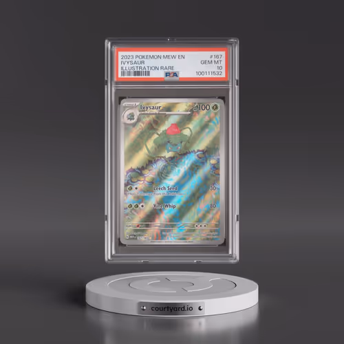 2023 Pokémon Mew EN-151 #167 Ivysaur - Illustration Rare (PSA 10 GEM MINT)