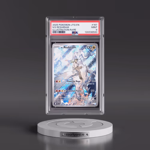 2025 Pokémon Jtg EN-Journey Together #167 N's Reshiram - Illustration Rare (PSA 9 MINT)