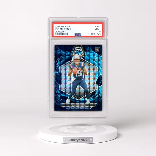 2024 Panini Mosaic #397 Joe Milton III - Genesis (PSA 9 MINT)