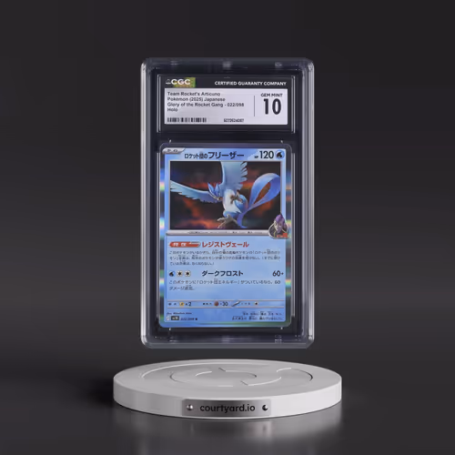 2025 Glory of the Rocket Gang - sv10 #022/098 Team Rocket's Articuno - Holo (CGC 10 GEM MINT)