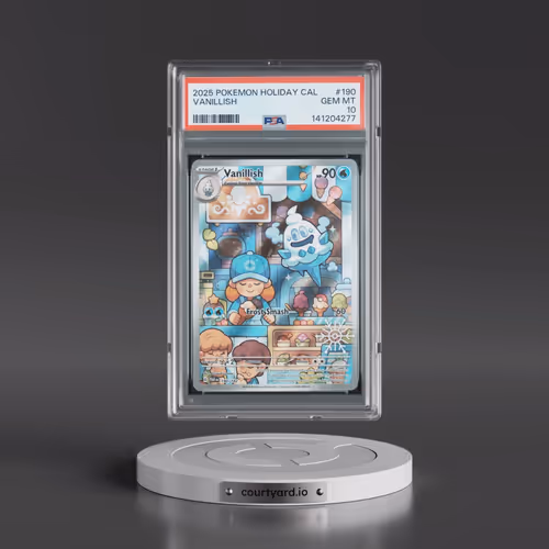 2025 Pokémon Holiday Calendar #190 Vanillish (PSA 10 GEM MINT)