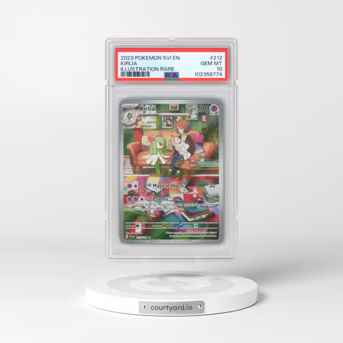 2023 Pokémon Svi EN-Scarlet & Violet #212 Kirlia - Illustration Rare (PSA 10 GEM MINT)
