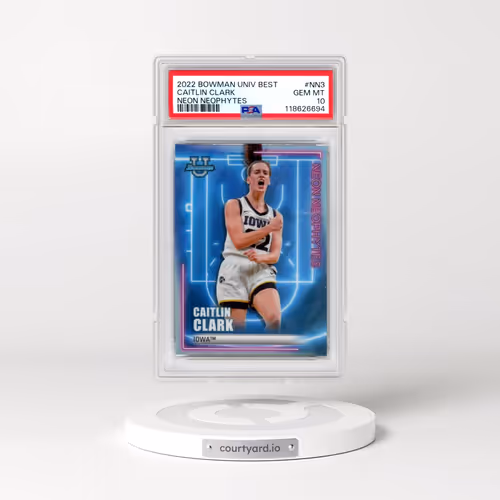 2022 Bowman University Best Neon Neophytes #NN3 Caitlin Clark (PSA 10 GEM MINT)