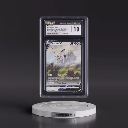 2017 Black Star Promos - Sword & Shield #SWSH204 Arceus V - Holo Arceus V Figure Collection (CGC 10
