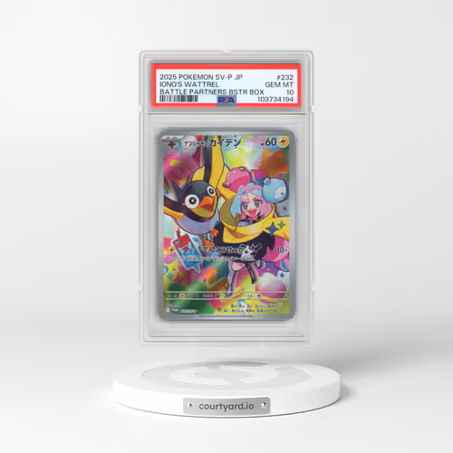 2025 Pokémon SV-P Promo #232 Iono's Wattrel - Battle Partners Booster Box (PSA 10 GEM MINT)