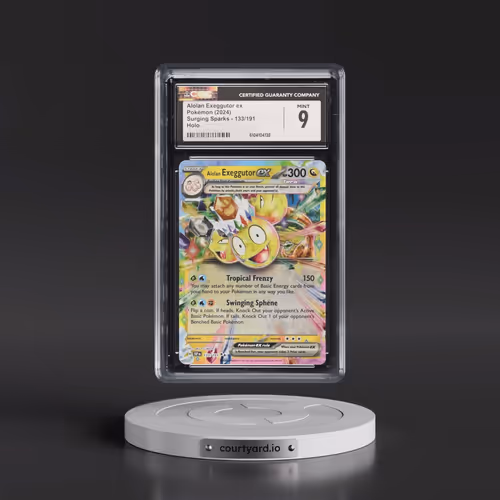 2024 Pokémon Ssp EN-Surging Sparks #133 Alolan Exeggutor EX - Holo (CGC 9 MINT)