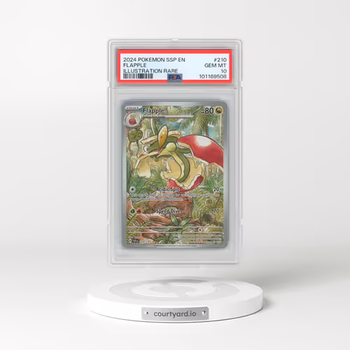 2024 Pokémon Ssp EN-Surging Sparks #210 Flapple - Illustration Rare (PSA 10 GEM MINT)