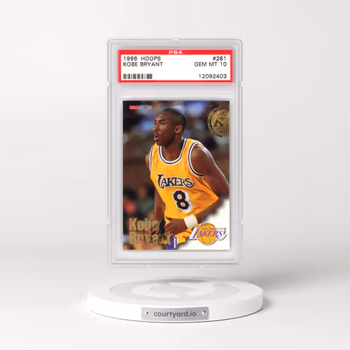 1996 Hoops #281 Kobe Bryant (PSA 10 GEM MINT)