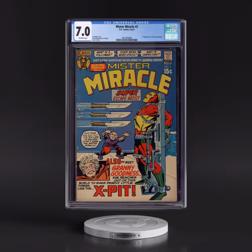 Mister Miracle #2 CGC 7.0 Off-white Pages (DC Comics, 5-6/71) - Universal