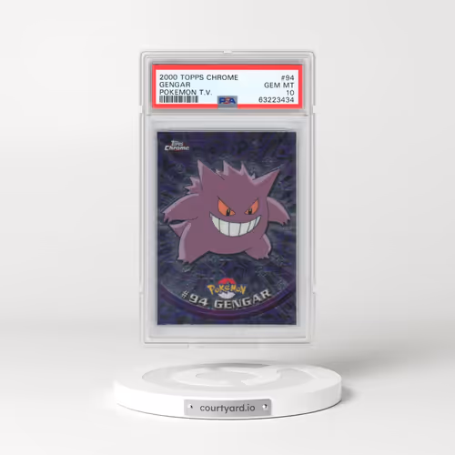 2000 Topps Chrome Pokémon T.V. #94 Gengar (PSA 10 GEM MINT)