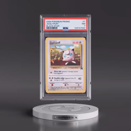 2000 Pokémon Promo Black Star #7 Jigglypuff (PSA 7 NM)