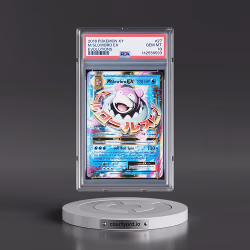 2016 Pokémon XY Evolutions #27 M Slowbro EX - Holo (PSA 10 GEM MINT)