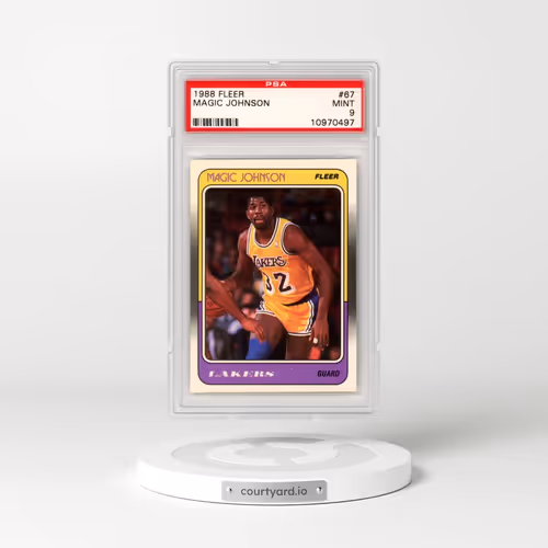 1988 Fleer #67 Magic Johnson (PSA 9 MINT)