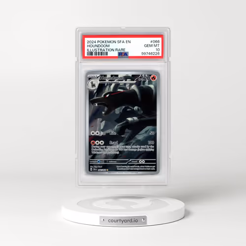 2024 Pokémon Sfa EN-Shrouded Fable #066 Houndoom - Illustration Rare (PSA 10 GEM MINT)