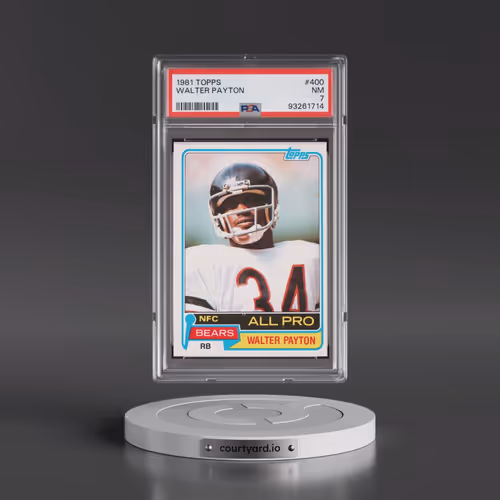 1981 Topps #400 Walter Payton (PSA 7 NM)