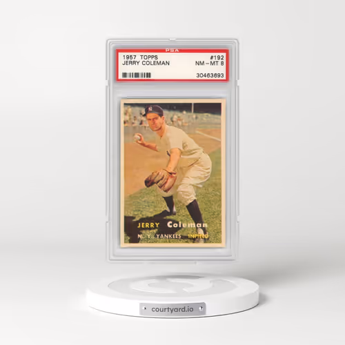 1957 Topps #192 Jerry Coleman (PSA 8 NM-MT)