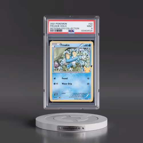 2021 Pokémon Mcdonald's Collection #22 Froakie - Holo (PSA 9 MINT)