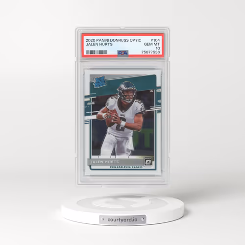 2020 Panini Donruss Optic #164 Jalen Hurts (PSA 10 GEM MINT)