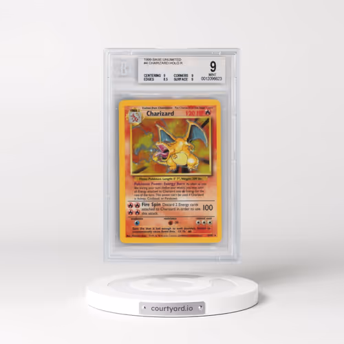1999 Base Set #4 Charizard - Holo (BGS 9 MINT)