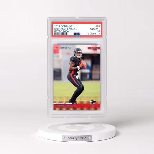 2024 Panini Donruss Retro 2004 #25 Michael Penix Jr. (PSA 10 GEM MINT)
