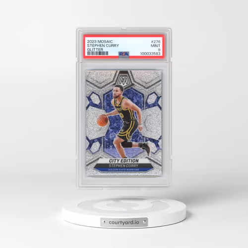 2023 Panini Mosaic #276 Stephen Curry - Glitter (PSA 9 MINT)
