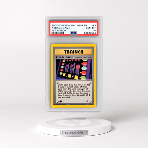 2000 Neo Genesis #83 Arcade Game - 1st Edition (PSA 10 GEM MINT)