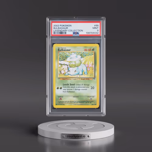 2002 Pokémon Legendary Collection #68 Bulbasaur (PSA 9 MINT)